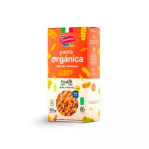 Pasta Organica Fusilli Kale y Morron x 300 Gr (Dicomere)