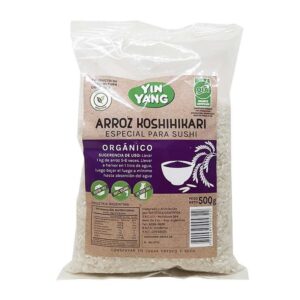 Arroz Koshikari Organico Sushi x 500Grs (Yin Yang)