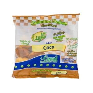 Galletas Light con Stevia Sabor Coco  x 190Grs (Ceral)