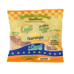 Galletas Light con Stevia Sabor Naranja x 190Grs (Ceral)