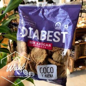 Galletitas Diabest Coco Y Avena x 200Grs  (Integralia)