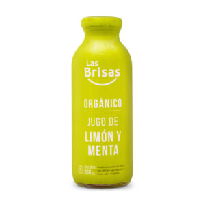Jugo Organico de Limon y Menta x 330 Cc   (Las Brisas)