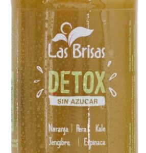 Jugo Detox Organico Naranja, Pera, Kale, Jengibre y Espinaca x 330 Cc  (Las Brisas)