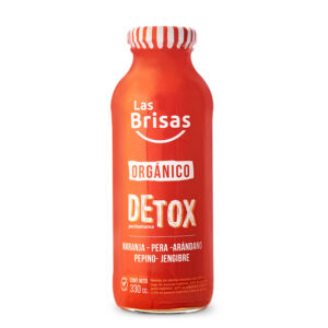 Jugo Detox Organico Naranja, Pera, Pepino, Arandano y Jengibre x 330 Cc   (Las Brisas)