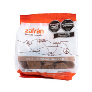 Galletitas Cacao - Mani Y Cafe x 150Grs (Zafran)