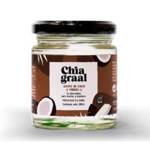 Aceite De Coco Virgen x 180ml (Chia Graal)
