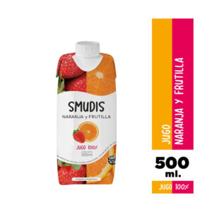Jugo de Naranja y Frutilla x 500 ml (Smudis)