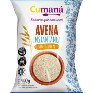 Avena Instantanea Sin Gluten x 400 Gr  (Cumana)