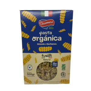 Pasta Organica Fusilli Natural x 300 Gr (Dicomere)