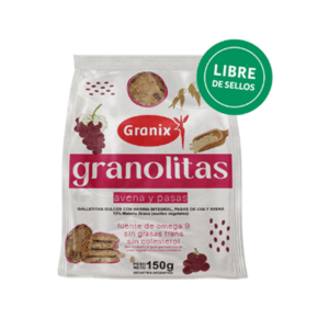 Granolitas Avena y Pasas x 150 Gr (Granix)