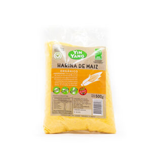 Harina de Maiz Organica  x 500 Grs (Yin Yang)