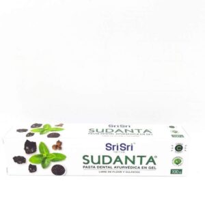 Sudanta - Pasta Dental Ayurvedica en GEL Libre de Fluor x 100Grs (Sri Sri)