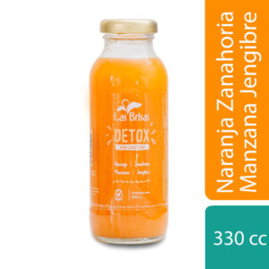Jugo Detox Organico Naranja, Zanahoria, Manzana y Jengibre x 330 Cc  (Las Brisas)