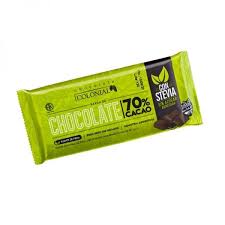 Chocolate 70% con Stevia Colonial x 100 Grs  (Colonial )