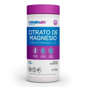 Citrato de Magnesio Pote x 180 Grs (Vitaminway)