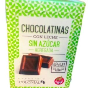 Chocolate  Chocolatines Sin Azucar x 5 Grs (Colonial)